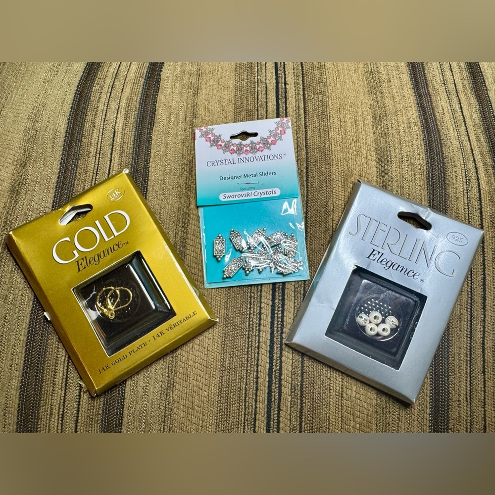 Gold and Silver Elegant Earrings